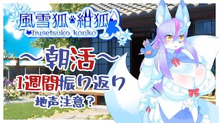 【Vtuber/バ美肉】2025年　朝活4回目～1週間やってみた感想 ※一部地声注意～【雑暖回】