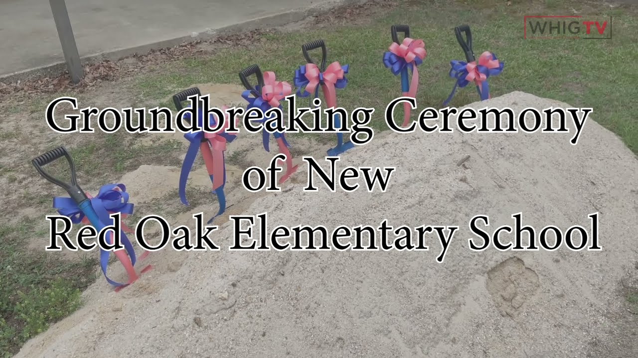 Groundbreaking Ceremony of the New Red Oak Elementary School YouTube