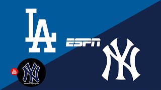 Los Angeles Dodgers Vs New York Yankees Live Scoreboard Watch 6/9/24 (ESPN)