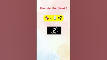 Riddles Challenge: Can You Decode These Drink Emojis?#RiddleChallenge #riddlesfun #brainsforkids