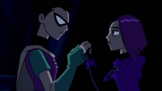 Robin y Raven se besan y Starfire se pone celosa (Parte 1)