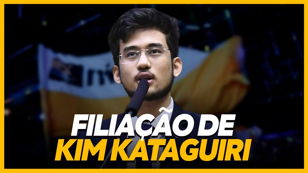 Kim kataguiri se filia ao partido missão em evento transmitido pelo canal oficial da legenda