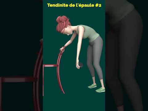 Exercice Tendinite épaule gauche Variations 2 et 3