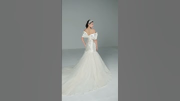 Thiết kế váy cưới đuôi cá đầy ấn tượng dành cho nàng dâu cá tính #shorts