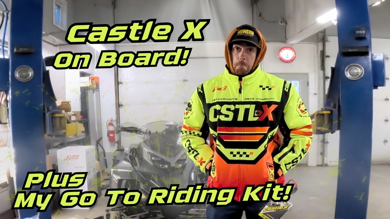 What's in MY snowmobile Gear Bag! | Castle X on board + NEW gear!