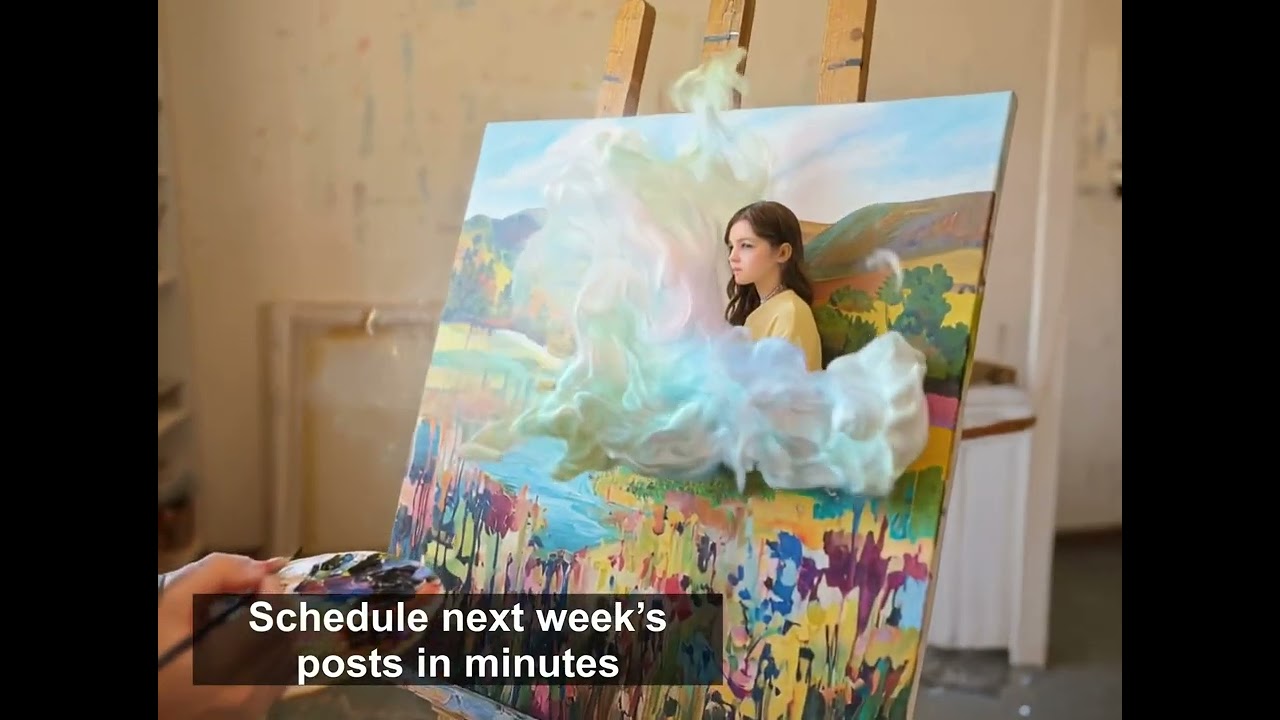 Schedule a Week of Content in 10 Minutes (DM Partner Demo) ⚡