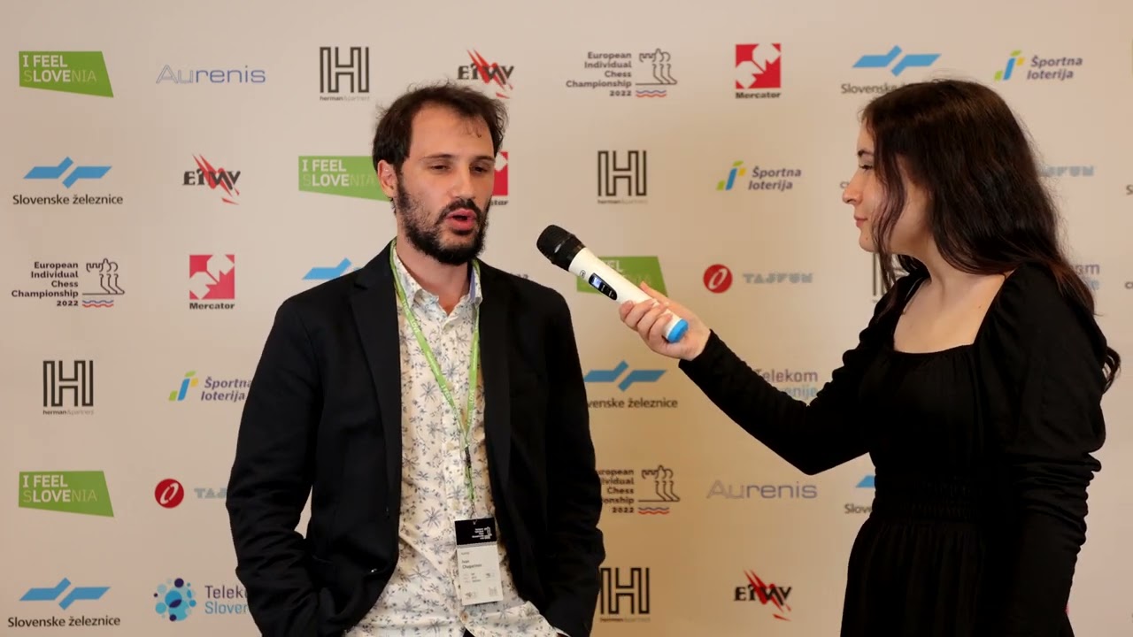 Interview with GM Ivan Cheparinov - Round 9 of the European Individual Chess  Championship 2022 