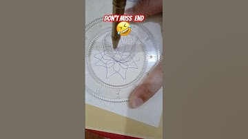 "New Spirograph Geometry Creates Viral Optical Illusion!" #satisfying  #spirograph