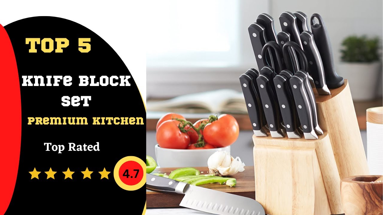 TOP5 Premium Kitchen Knife Block Set।। kitchen knife Review।। Gravity