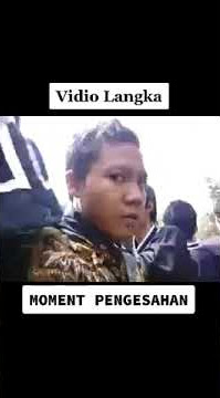Story'wa video langka momen pengesahan jaman dulu