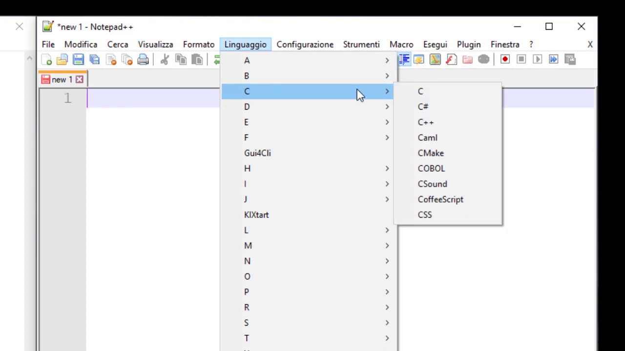 Notepad Elemento Notepad++ un aiuto per i neo-programmatori - YouTube