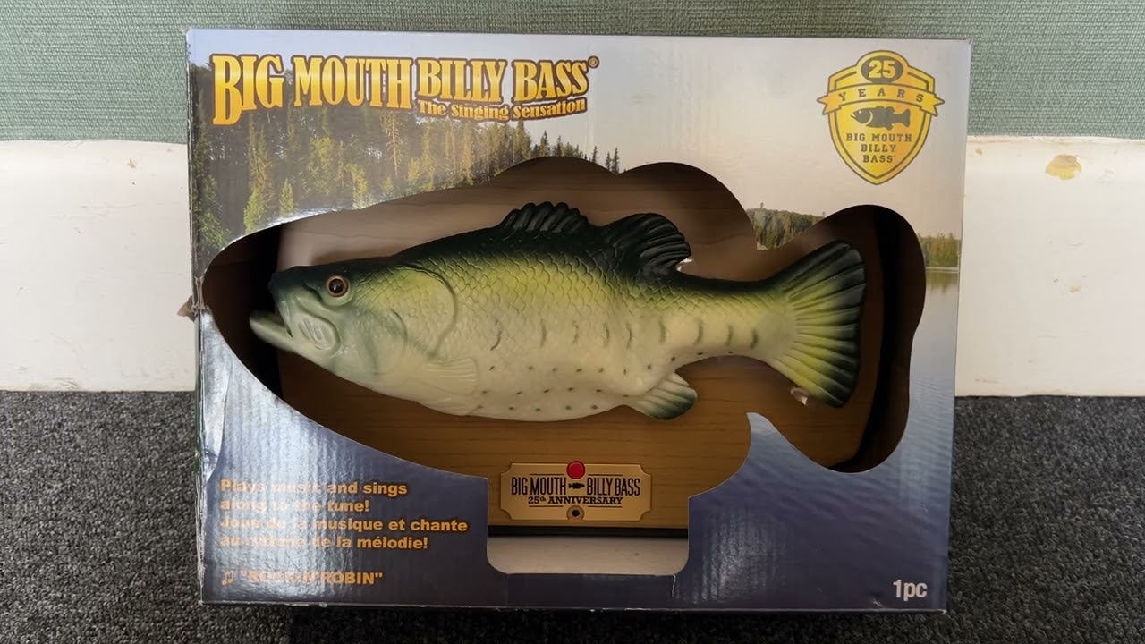 Gemmy 25th anniversary Big mouth Billy Bass “ROCKIN'ROBIN” - YouTube