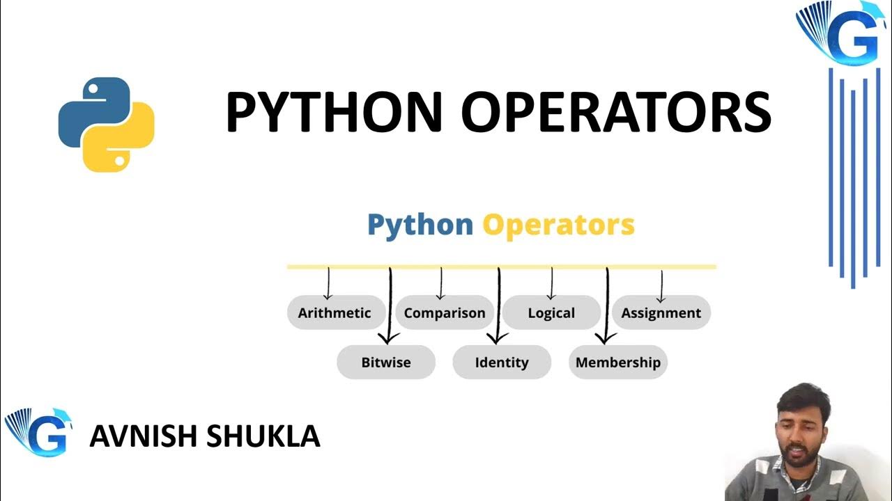Namaste Python | L4 | Python Operators | Avnish Shukla | #python #cs # ...