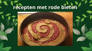 recepten met rode bieten | koken en bakken| zelfvoorzienend