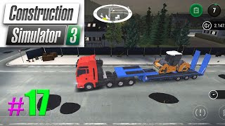 Transport and Using Vibrating Roller Construction Simulator 3 Mobile