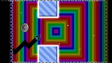 Geometry dash- UNITY 3 coins 100% a custom level by triAxis and funnygame