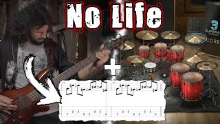 Slipknot - No Life (Bass & Drum Only) + TABS
