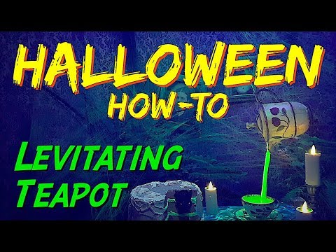 Animated DIY LEVITATING TEAPOT Halloween Prop & How-To