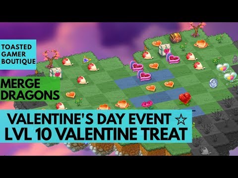 gaming logo Merge Dragons Valentine's Day Event ☆☆☆ Mystic Cloud Key Shooting Star • Heal Land • Tips & Tricks