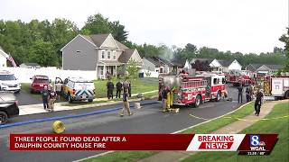 Three people found dead after Dauphin County house fire