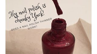 HOW TO THIN NAIL POLISH With Nail Polish Thinner