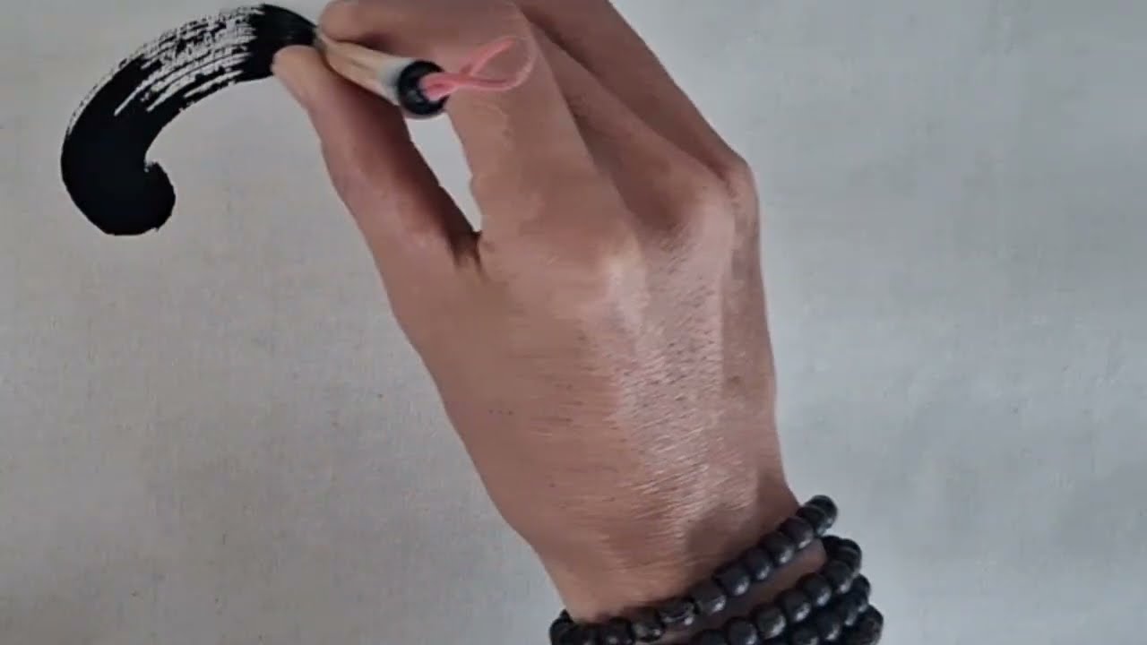 Writing “presence” | Calligraphy Process | mindful calligraphy