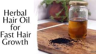 Kalonji Oil Homemade Ayurvedic Herbal Hair Oil For Hair Growth Recipe - Kalonji - Black Seed
