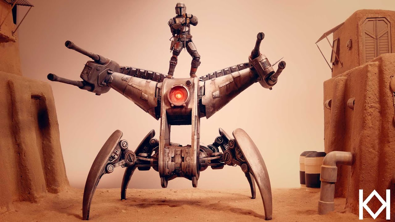 Make a Tatooine Diorama out of Foam, Sand and Glue