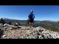 Silent Hiking to Bertha Peak via Cougar Crest Trail | Big Bear, CA | Silent Hike | 4K Cinematic