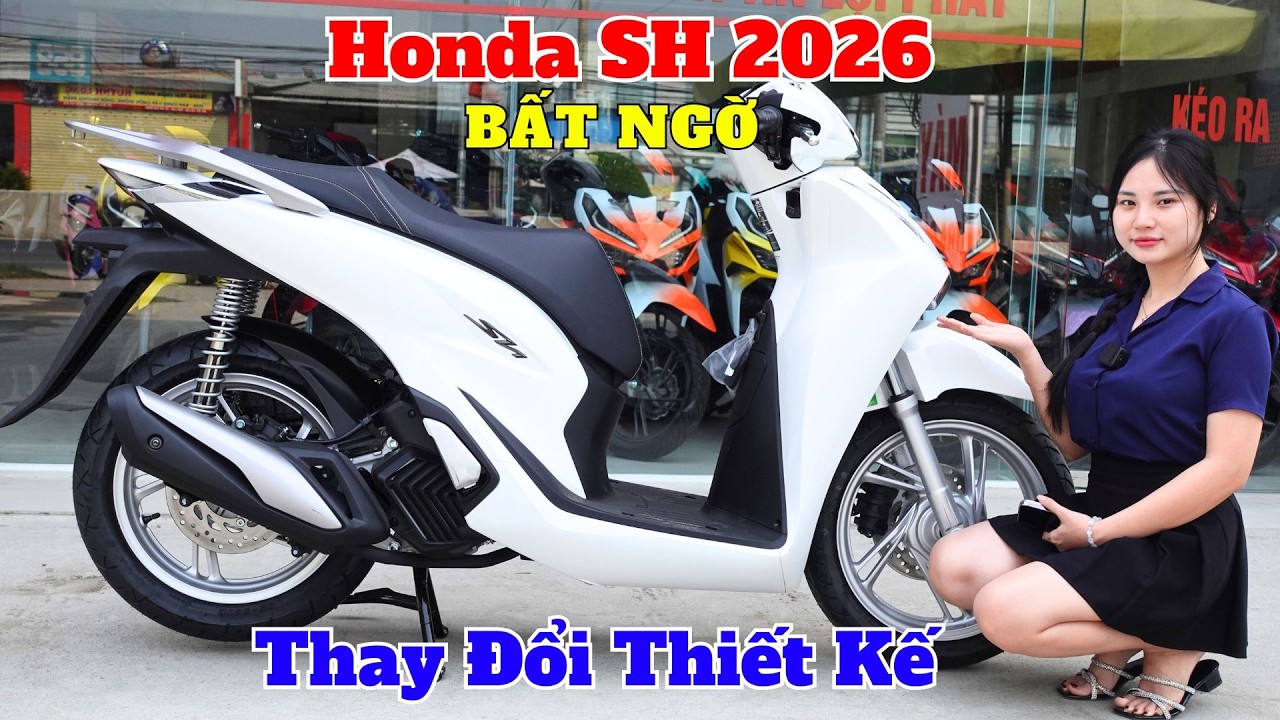 Honda SH 2026 - Giá Xe SH 125 , SH 160 Bản Mới 2026 Thay Đổi Thiết kế