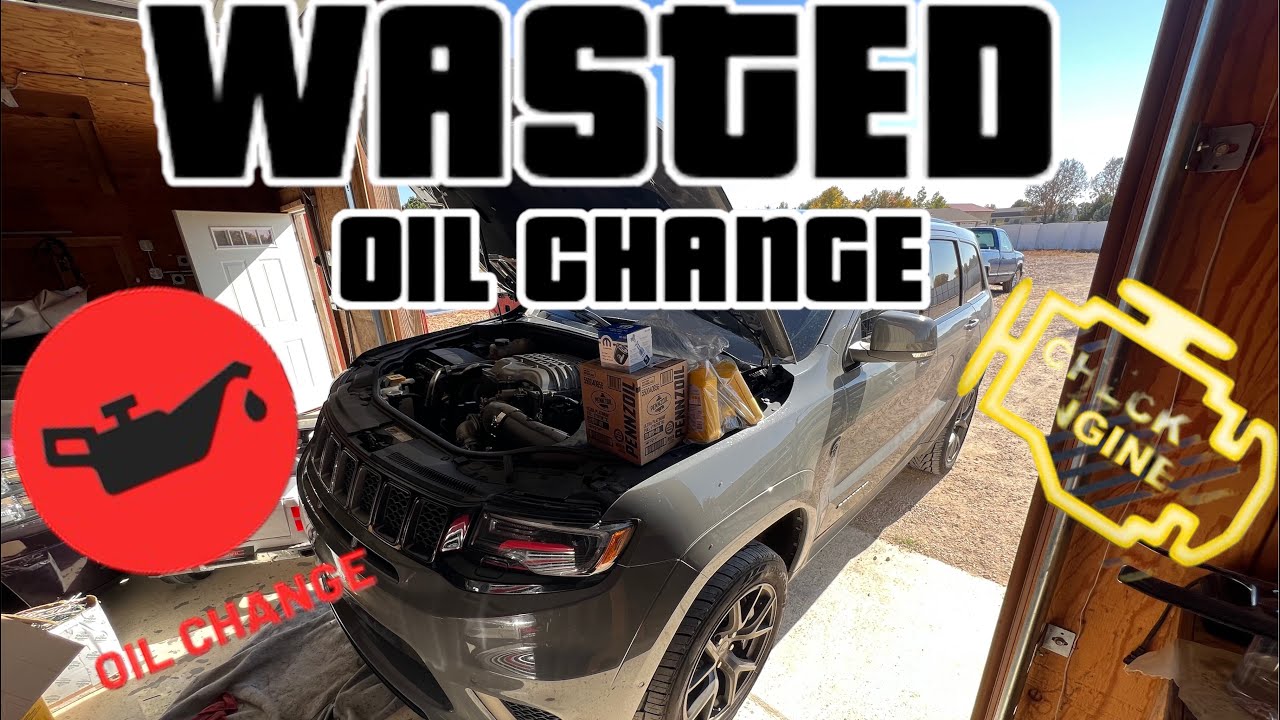 OIL CHANGE ON MY JEEP TRACKHAWK ! YouTube
