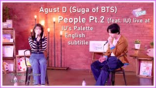 Agust D People Pt 2 live at IU s Palette 2023