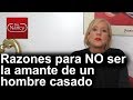 Razones para NO ser la amante de un hombre casado