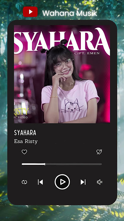 Esa Risty - Syahara #koplo #esaristy #dangdut #shorts #karaoke #videoshort #lagukoploterbaru