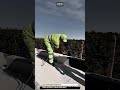 Road marking painting Worktool spraying curbside with paint sprayer