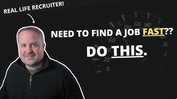 7 Job Search Strategies To Find  A Job FAST!