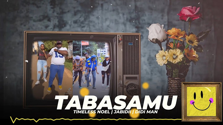 Timeless Noel, Didi Man, Jabidii  - Tabasamu (Official Audio)