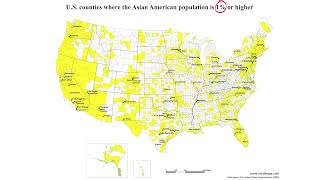 Where Do Asian Americans Live? Population Thresholds Across U.S. Counties