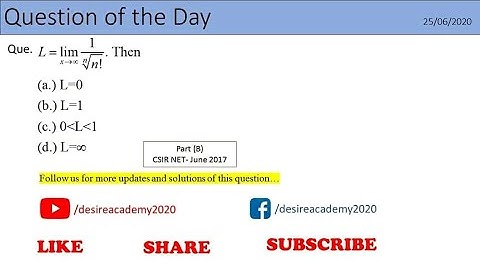 | Q-17 | CSIR NET Jun-2017 | Real Analysis | IIT JAM | GATE | NBHM |