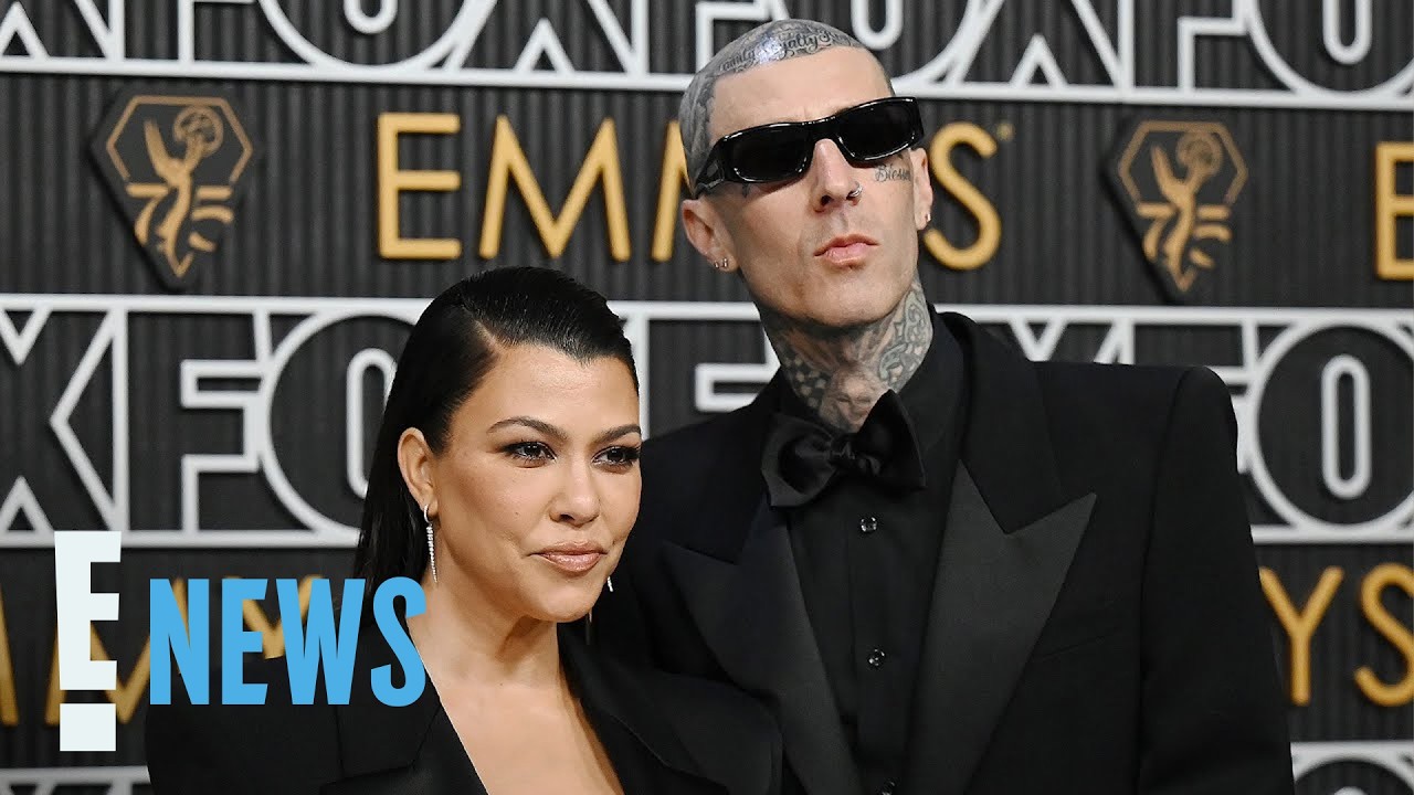Kourtney Kardashian Shares Rare Photos With Travis Barker & Baby Rocky | E! News