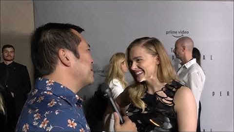 Chloe Grace Moretz Red Carpet Interview at Prime Video