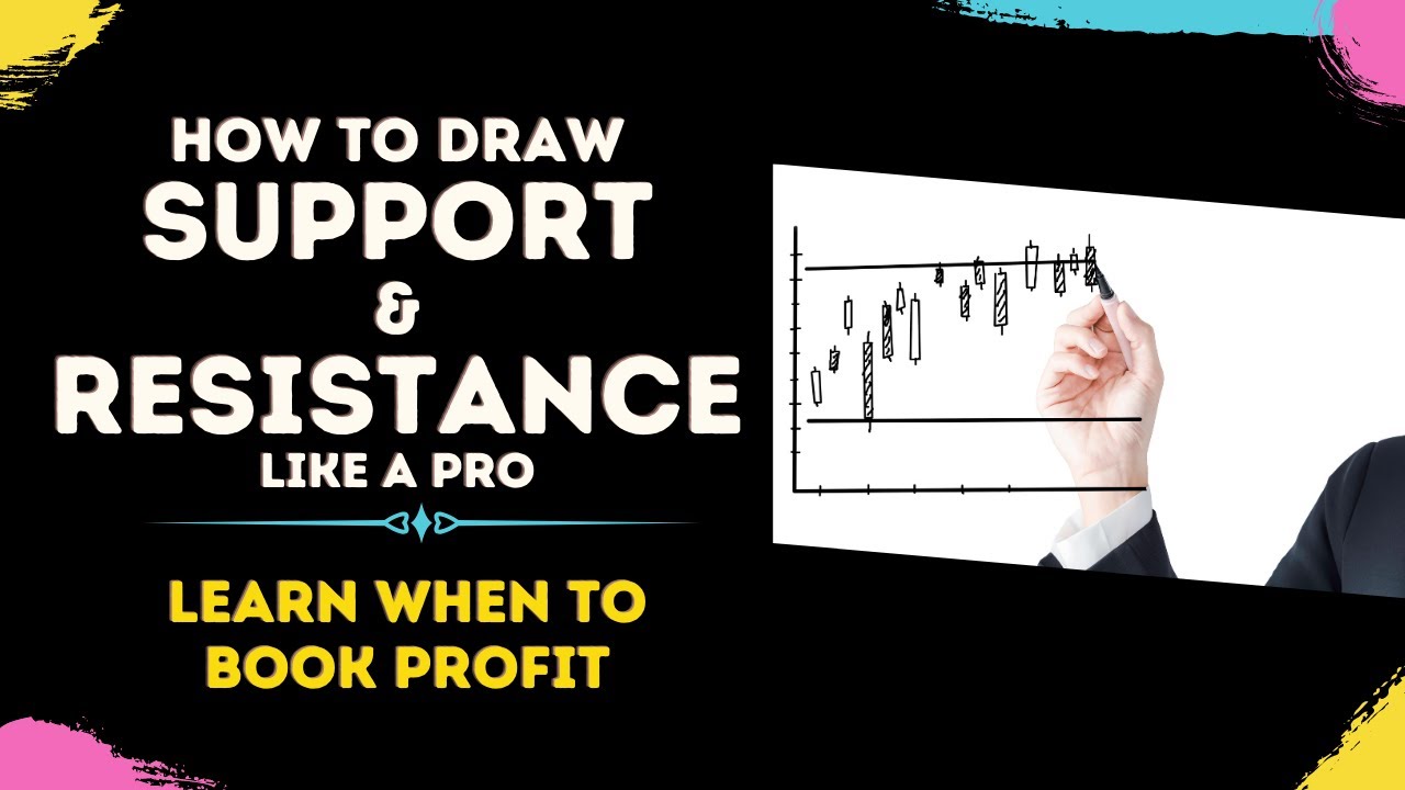HOW TO DRAW SUPPORT & RESISTANCE LIKE A PRO | LEARN WHEN TO ENTER TRADE ...