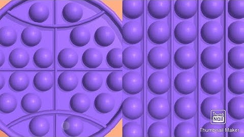 Pop it fidget 3D Gameplay ! Very relaxing and satisfying All Levels Cutting Gameplay Android iOS