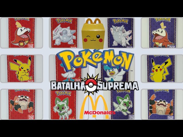 Pokémon TCG Batalha Suprema volta a ser brinde do McLanche Feliz