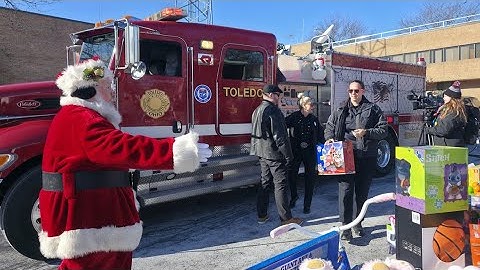 Local 92 Toledo Fire union fundraises throughout the year to support Gift of Joy, Downtown Gift Drop