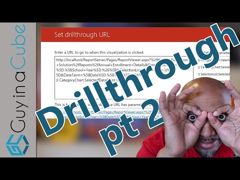 Drill from a mobile report to a paginated report in SSRS (SSAS)