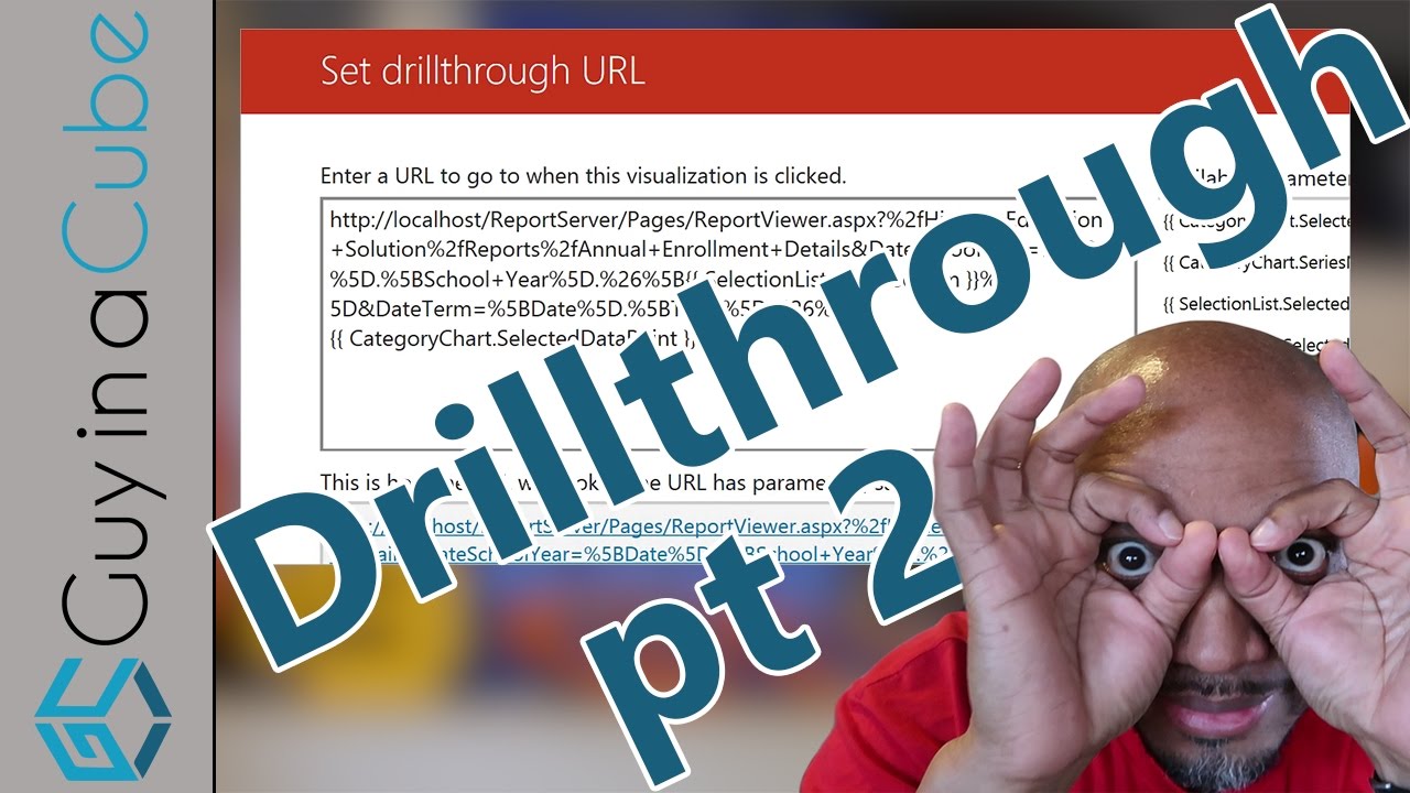 Drill from a mobile report to a paginated report in SSRS (SSAS) - YouTube