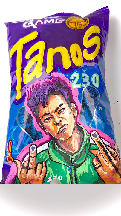 Takis squid game taste?💀 #squidgame #painting