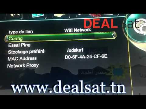 tuto mettre password wifi SAMSAT 1300 HD MINI dealsat.tn