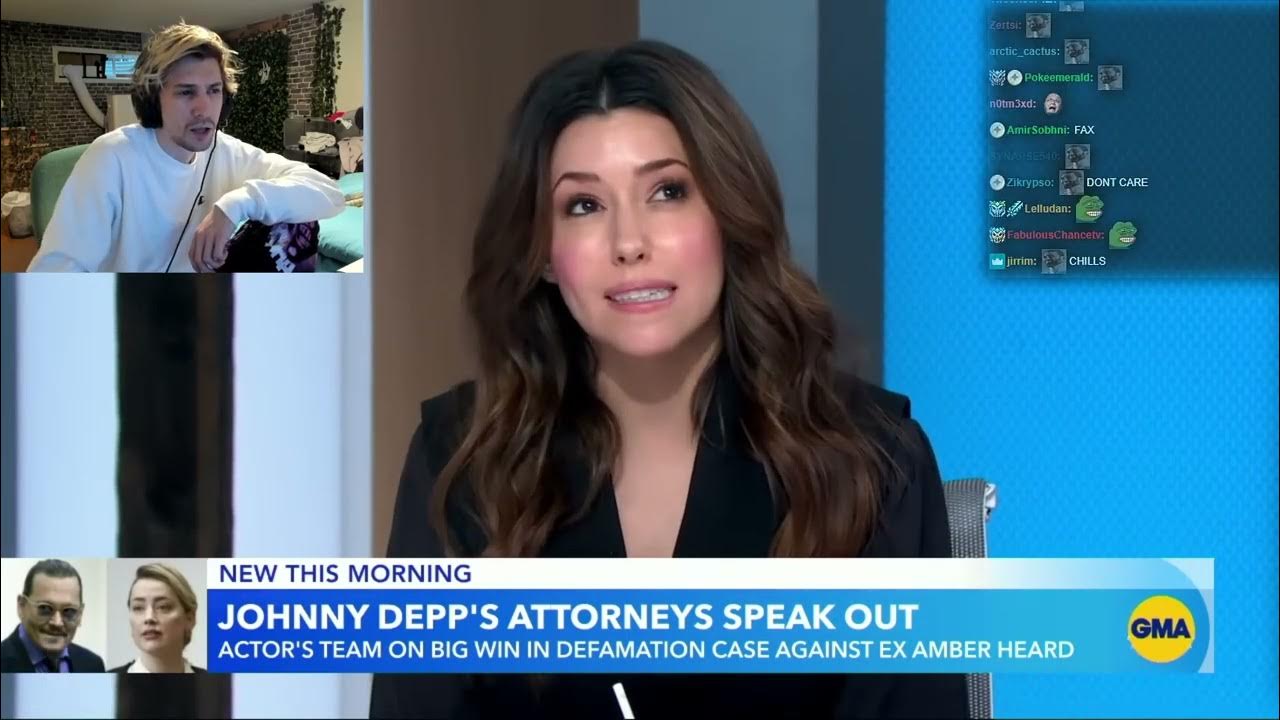 Johnny Depp's Lawyers Discuss Defamation Trial xQc Reacts YouTube
